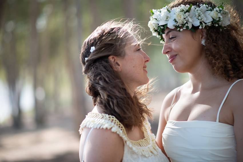 Lesbian Wedding on Oahu